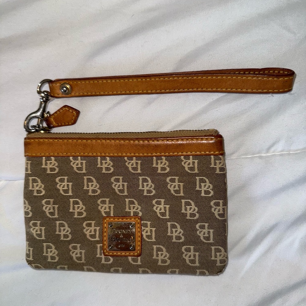 Dooney & Bourke Brown Wristlet